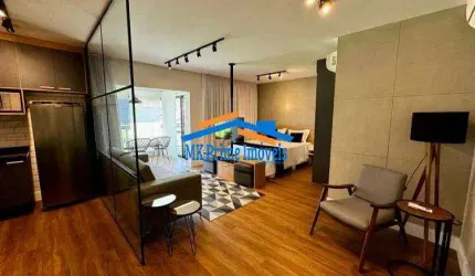 Apartamento 77m² c/ 1 Dorm 2 Vagas para Locação - Chácara Santo Antônio/SP
