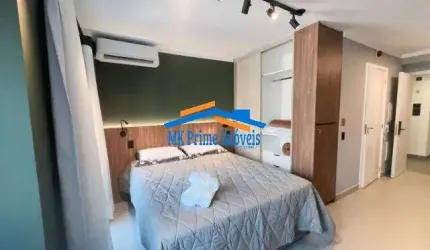 Studio 28m² mobiliado em Moema Passáros ..