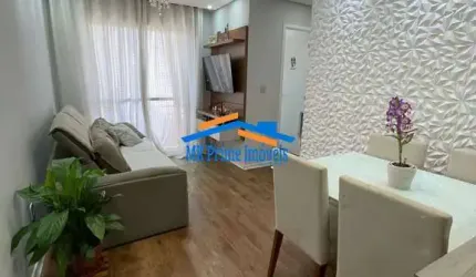Lindo Apto 2 Quartos 48m² 1 Vaga de Garagem com Sacada Quitauna/Osasco