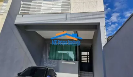 Sobrado 3 Quartos todos Suítes 4 Vagas de Garagem 165m² de Área Construída.