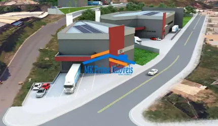 Galpão 800m² - Pé direito 12 metros com Docas - Itapecerica da Serra