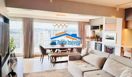 Apartamento de 105m² c/ 01 Suíte 02 Vagas para Locação - Vila Anastácio/SP