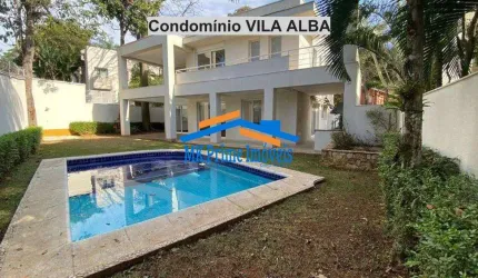 Luxuosa Casa Condomínio Vila Alba - 4 Suítes - Jardim Petrópolis