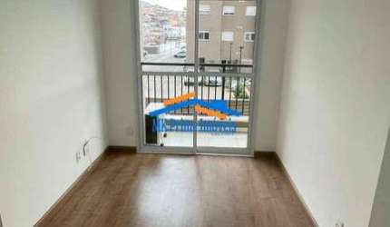 Apartamento com 60m², 2 Quartos (1Suíte) e 1 Vaga, Square Carapicuíba.