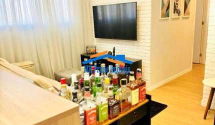 Excelente Apartamento de 44m² c/ 02 Dorm 01 Vaga para Venda - Centro/SP