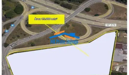 Terreno plano 15.000 m² - ZUM/CCL  ao lado da Rod. Raposo Tavares - COTIA