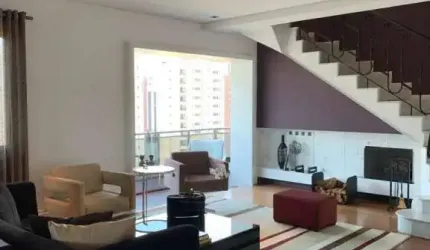 Cobertura Mobiliada e Decorada de Alto Padrão 364m² - Indianópolis.