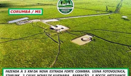FAZENDA CORUMBÁ/MS-ESTRADAS ACESSÍVEIS O ANO INTEIRO- SEDE ESTRUTURADA