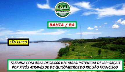FAZENDA LOGÍSTICA CONVERGENTE PRÓXIMA DO PORTO ILHÉUS-IRRIGADA POR PIVÔS