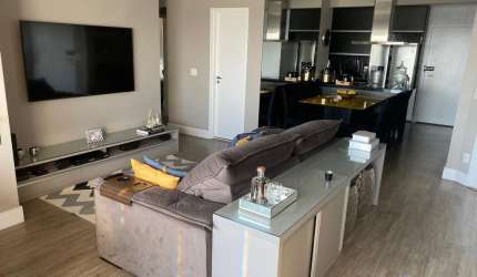 Lindo Apto Alto Padrão em Condomínio Gran Village, com 96m2 á venda, 03 dormitórios Seno 01 Suítes, Sala, Cozinha Planejada,  Sacada Gourmet, 02 Vagas, no Jardim Independência  em São Bernardo do Camp