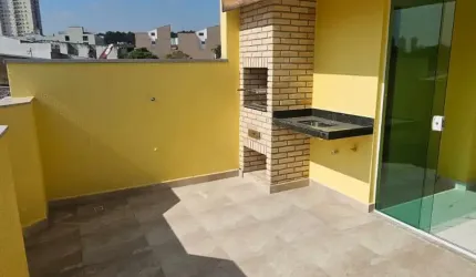 Linda Cobertura para á venda com 82m² com 02 Dormitórios Sendo 01 suíte, no Bairro Vila Curuça - Santo André - SP.