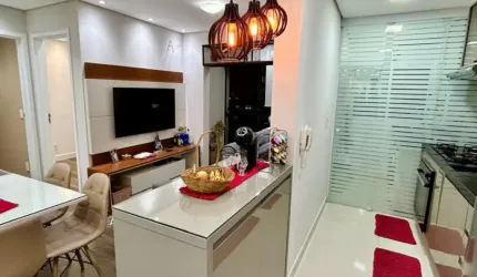 Lindo Apartamento com 52m² á venda, 02 Dormitórios, Sala, Cozinha Planejada,  no Condomínio Start em São Bernardo do Campo - SP