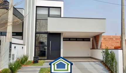 Linda Casa Térrea em Condomínio Fechado Reserva dos Ypês com 113m² de Área Construída em Tatuí - SP