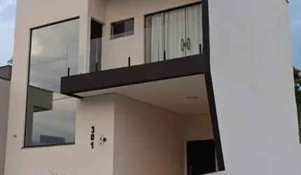 Lindo Sobrado de 135m² de área Construída e Terreno 208m² à venda no excelente Condomínio Fechado Gran Reserve em Indaiatuba- SP.