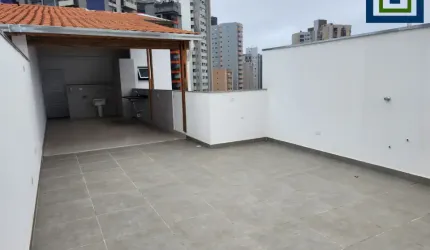Linda Cobertura á venda de 144m² com 03 Dormitórios Sendo 01 Suíte, na Vila Assunção - Santo André - SP.