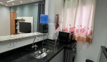 Apartamento á venda de 59m² com 02 Dormitórios, 01 Vaga e Lazer Completo no Jardim Guarujá em  Sorocaba - SP..