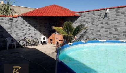 Casa com 2 dormitórios à venda, 110 m² por R$ 275.000,00 - Estância São José - Peruíbe/SP