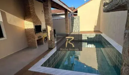 Casa com 3 dormitórios à venda por R$ 690.000 - Três Marias - Peruíbe/SP