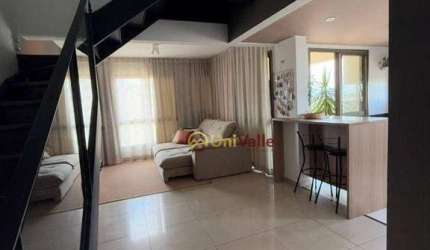 Apartamento Duplex com 3 dormitórios à venda, 107 m² por R$ 695.000 - Edificio Jaboticabeiras - Taubaté/SP
