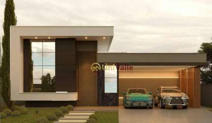 Casa com 3 dormitórios à venda, 180 m² por R$ 1.438.000,00 - Condomínio Terras do Vale - Caçapava/SP