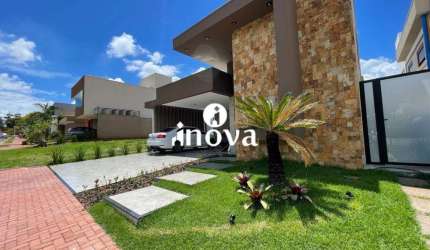 Casa Condomínio à venda, 3 quartos, 3 suítes, 4 vagas, Estância dos Ipês - Uberaba/MG