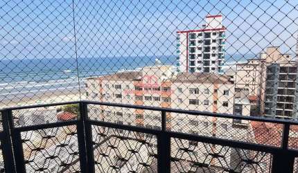 Apartamento 3 dormitórios com vista para o mar e mobiliado PARA LOCAÇÃO