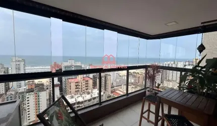 Apartamento à Venda em Vila Guilhermina, Praia Grande  com vista mar panorâmica