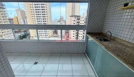 Apartamento 2 Quartos  à venda, 89m² por R$450.000 - Aviação - Praia Grande/SP
