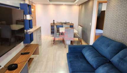 Apartamento à Venda em Mirim, Praia Grande - SP MOBILIADO COM VISTA MAR
