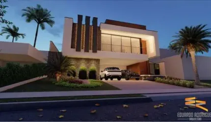 Linda Casa no Condomínio Alphaville Nova Esplanada 4  com 400m².