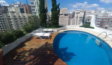 Luxuosa Cobertura Duplex no Jardim Paulista: 3 Dorm | 2 Suítes | 2 Vagas e Piscina Privativa