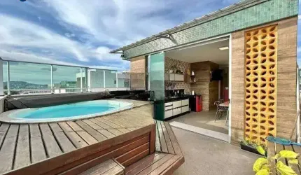 Cobertura Duplex de Alto Padrão – 180m² | 4 Quartos | 4 Banheiros | 3 Vagas | R$ 1.150.000
