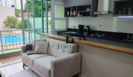 Apartamento moderno, 1 quarto, totalmente mobiliado, Vila Clementino
