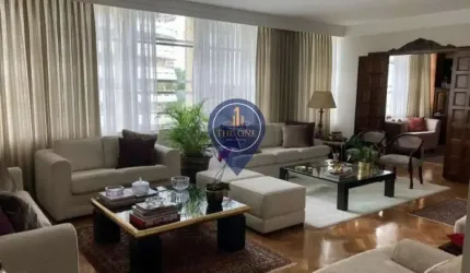 Apartamento para venda e locação com 4 dormitórios sendo 2 Suítes, 4 Vagas, 5 banheiros, 275M², loc