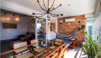 Apartamento de 117m² à venda, Barra Funda, São Paulo, SP com 3 suítes, 4 banheiros, 2 vagas de gara