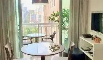 Apartamento com 37m², mobiliado, para locação, Bela Vista, São Paulo, SP