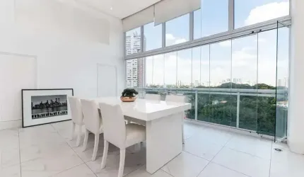 Apartamento Mobiliado 1 Dormitorio 85m2 para locação, Brooklin Paulista, São Paulo, SP