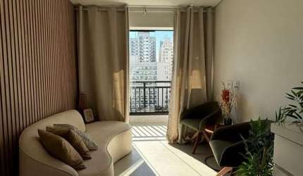 Apartamento 27m² para locação, Pinheiros, São Paulo, SP Mobiliado com 1 Dormitório, Sala, Portaria