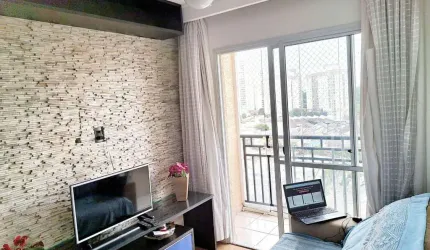 Apartamento de 50m² à venda, Mooca, São Paulo, SP. Com 2 Dormitório, Banheiro com box, Sala, Varand