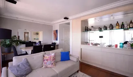 Apartamento de 125m² à venda, com 4 Dormitórios, 3 Suítes, 3 Vagas. localizado na Vila Santo Estéfa