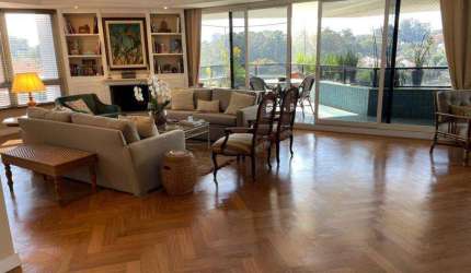 Apartamento de 370m² com terraço para locação e venda, Real Parque, São Paulo, SP. com 4 Suítes com