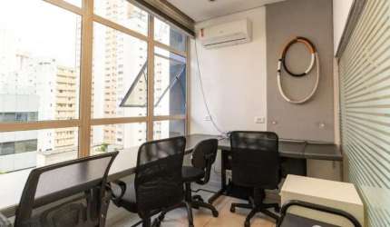 Conjunto comercial MOBILIADO, com 32m², 1 vaga, à venda, Cerqueira César, São Paulo, SP