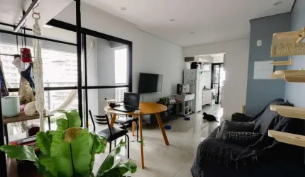 Apartamento de 60m² para locação, Pinheiros, São Paulo, SP. com 2 Dormitórios sendo 1 Suíte, Sala a