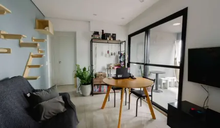 Apartamento de 60m² à venda, Pinheiros, São Paulo, SP. com 2 Dormitórios sendo 1 Suíte, Sala ampla,