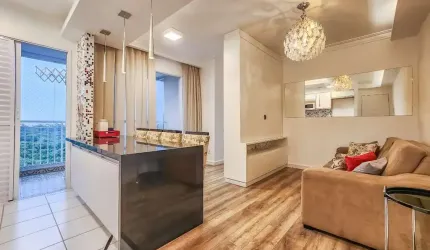 Apartamento de 63m² à venda, Sacomã, São Paulo, SP. com 3 Dormitórios sendo 1 Suíte, Sala integrada