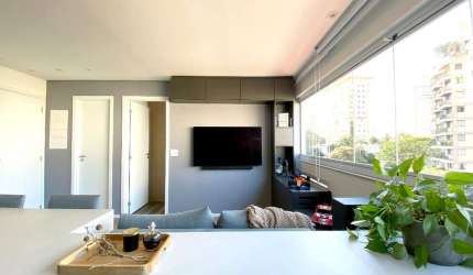 Apartamento de 35m² à venda, Saúde, São Paulo, SP. com 1 Dormitório, Ar-condicionado, Área de servi
