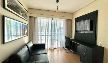 Apartamento para locação 1 dormitório e 1 vaga, Indianópolis, São Paulo, SP