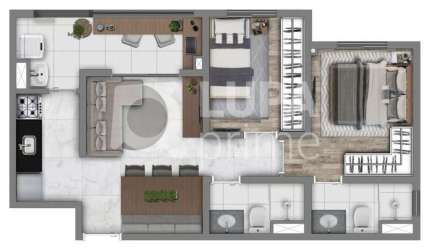 APARTAMENTO COM 2 QUARTOS PARA VENDA, VILA MARIA BAIXA, SÃO PAULO
