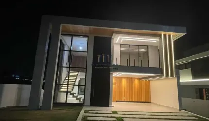 Casa nova mobiliada em Alphaville Vespasiano, piscina, spa e sauna, 4 suites