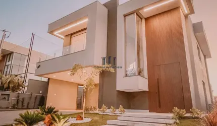 Casa com 4 suítes, piscina, gourmet, no condomínio Gran Park em Vespasiano/MG
